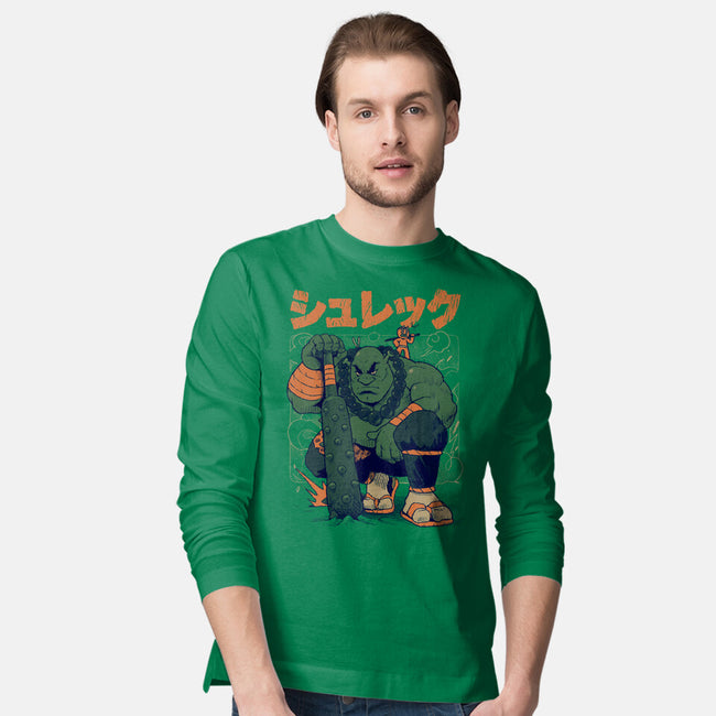 Shurekku Oni-Mens-Long Sleeved-Tee-Bruno Mota