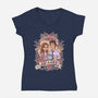 Office Romance-Womens-V-Neck-Tee-P1yu5h