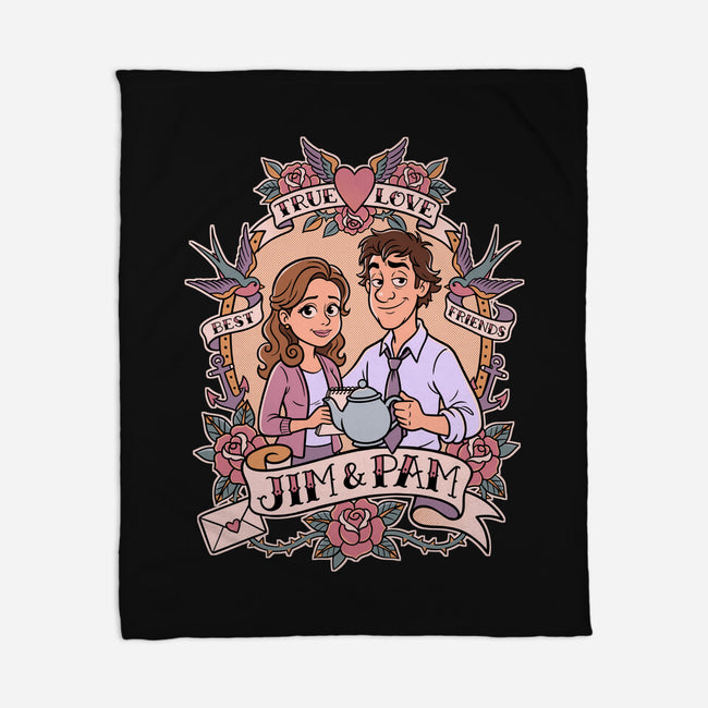 Office Romance-None-Fleece-Blanket-P1yu5h