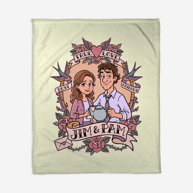 Office Romance-None-Fleece-Blanket-P1yu5h