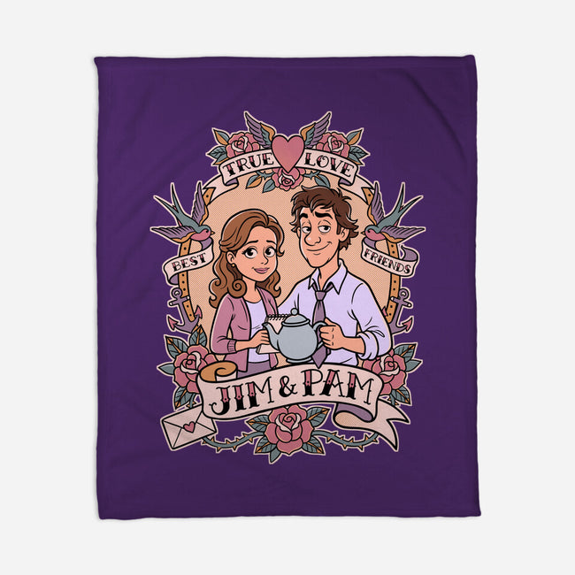 Office Romance-None-Fleece-Blanket-P1yu5h