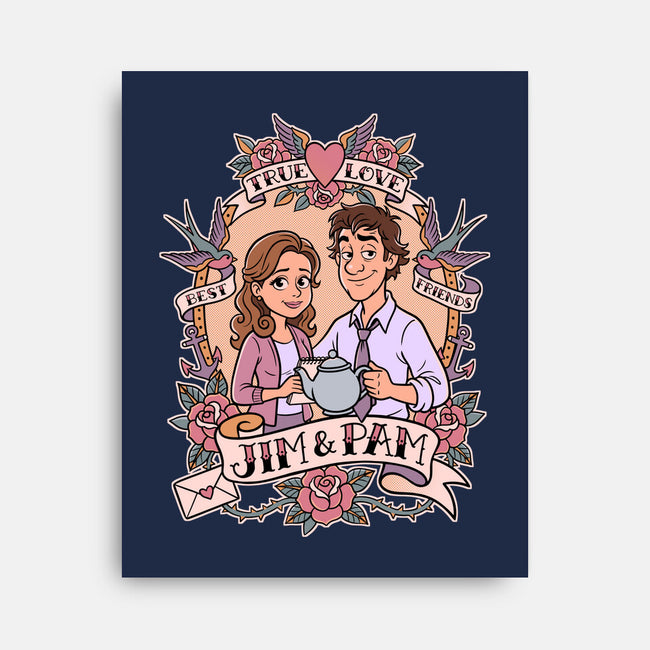 Office Romance-None-Stretched-Canvas-P1yu5h