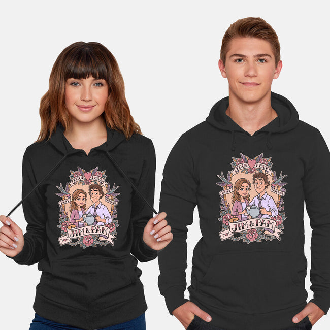 Office Romance-Unisex-Pullover-Sweatshirt-P1yu5h