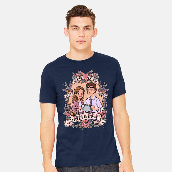 Office Romance-Mens-Heavyweight-Tee-P1yu5h