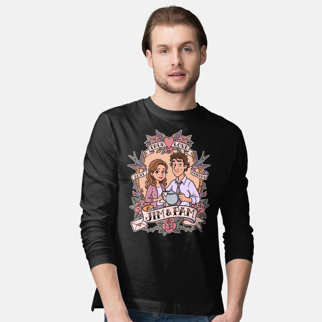 Office Romance-Mens-Long Sleeved-Tee-P1yu5h