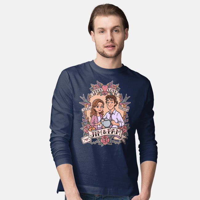 Office Romance-Mens-Long Sleeved-Tee-P1yu5h