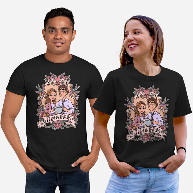 Office Romance-Unisex-Basic-Tee-P1yu5h