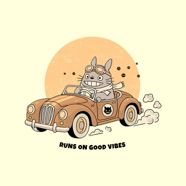 Runs On Good Vibes-None-Adjustable Tote-Bag-GODZILLARGE