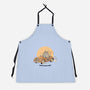 Runs On Good Vibes-Unisex-Kitchen-Apron-GODZILLARGE