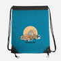 Runs On Good Vibes-None-Drawstring-Bag-GODZILLARGE