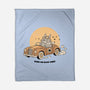 Runs On Good Vibes-None-Fleece-Blanket-GODZILLARGE