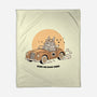 Runs On Good Vibes-None-Fleece-Blanket-GODZILLARGE