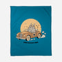 Runs On Good Vibes-None-Fleece-Blanket-GODZILLARGE