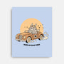 Runs On Good Vibes-None-Stretched-Canvas-GODZILLARGE