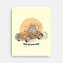 Runs On Good Vibes-None-Stretched-Canvas-GODZILLARGE