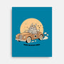 Runs On Good Vibes-None-Stretched-Canvas-GODZILLARGE