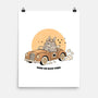 Runs On Good Vibes-None-Matte-Poster-GODZILLARGE