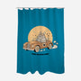 Runs On Good Vibes-None-Polyester-Shower Curtain-GODZILLARGE