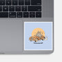 Runs On Good Vibes-None-Glossy-Sticker-GODZILLARGE
