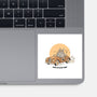 Runs On Good Vibes-None-Glossy-Sticker-GODZILLARGE