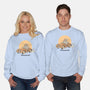 Runs On Good Vibes-Unisex-Crew Neck-Sweatshirt-GODZILLARGE