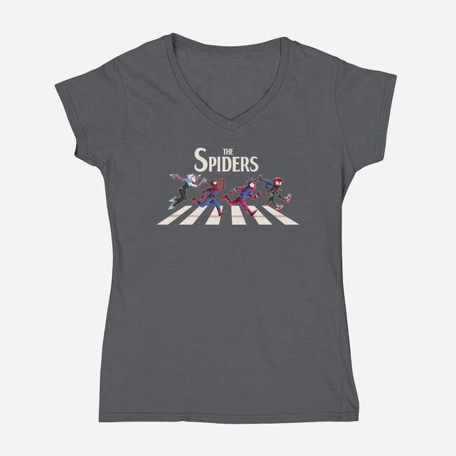 The Spiders-Womens-V-Neck-Tee-2DFeer