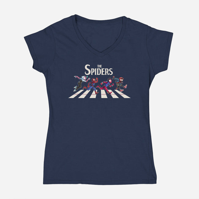 The Spiders-Womens-V-Neck-Tee-2DFeer