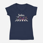 The Spiders-Womens-V-Neck-Tee-2DFeer
