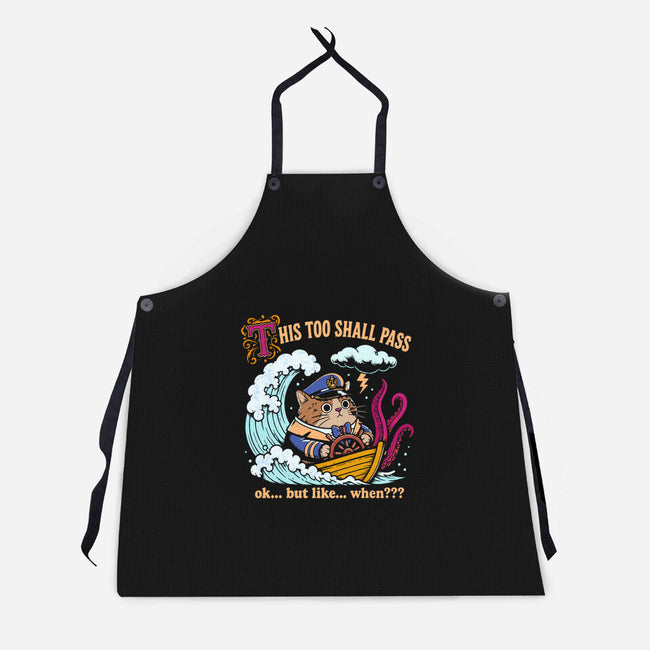 This Too Shall Pass-Unisex-Kitchen-Apron-Diego Gurgell