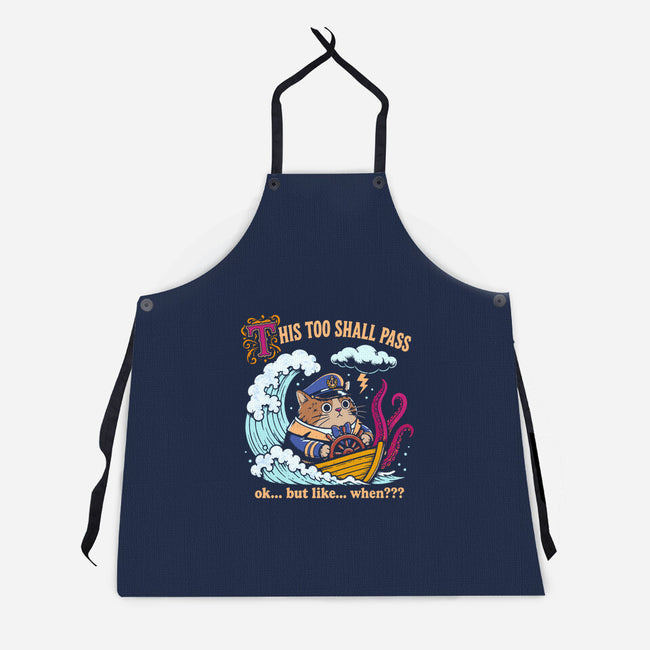 This Too Shall Pass-Unisex-Kitchen-Apron-Diego Gurgell