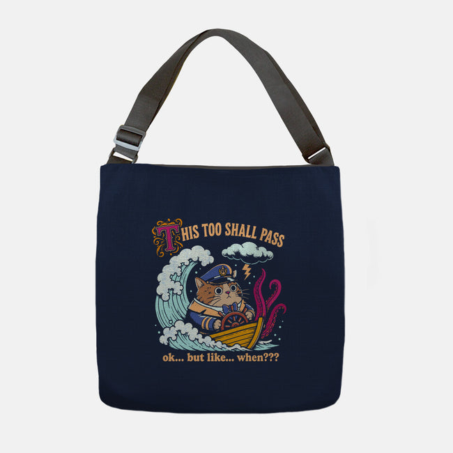 This Too Shall Pass-None-Adjustable Tote-Bag-Diego Gurgell