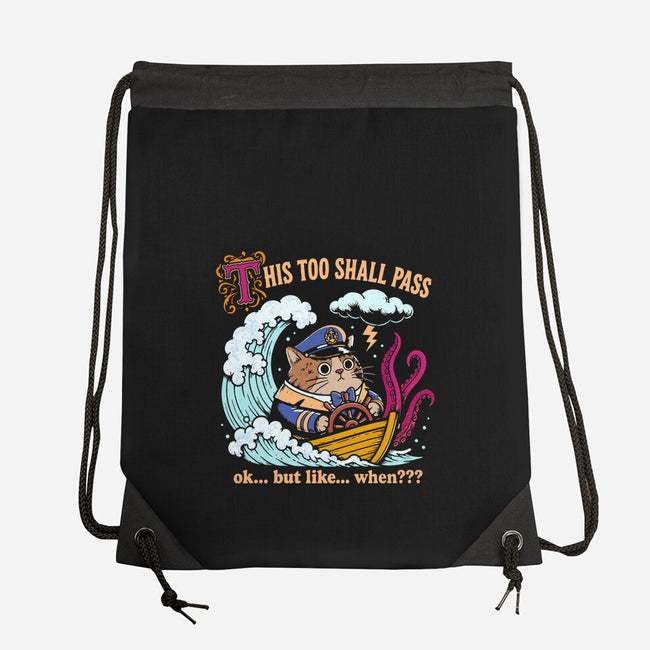 This Too Shall Pass-None-Drawstring-Bag-Diego Gurgell