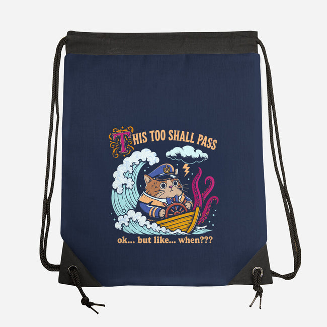 This Too Shall Pass-None-Drawstring-Bag-Diego Gurgell