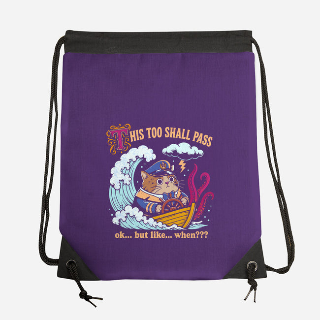 This Too Shall Pass-None-Drawstring-Bag-Diego Gurgell