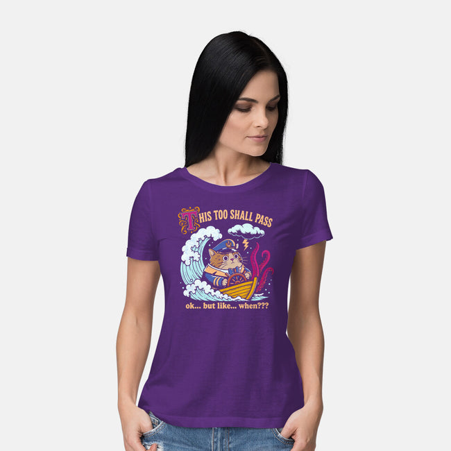 This Too Shall Pass-Womens-Basic-Tee-Diego Gurgell