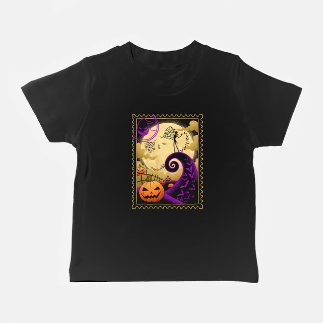 Halloween Postage-Baby-Basic-Tee-sachpica