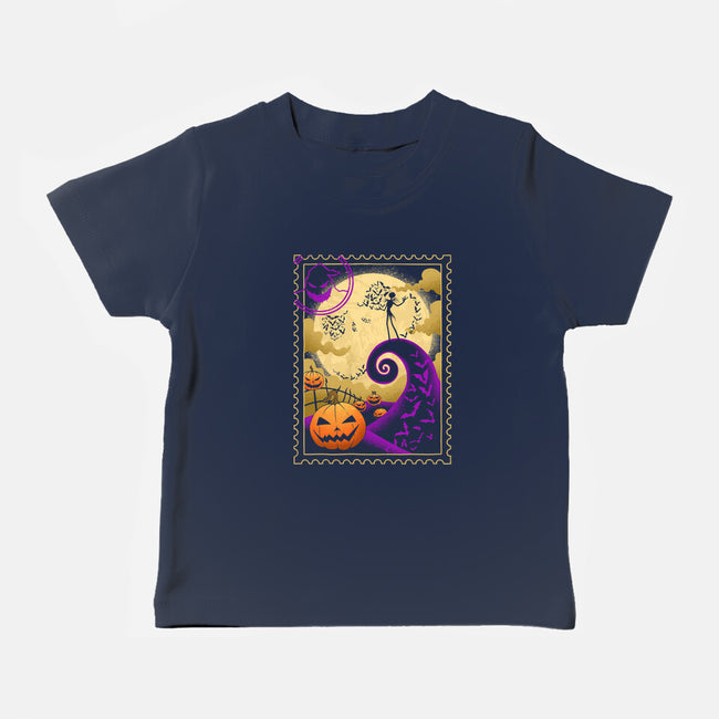 Halloween Postage-Baby-Basic-Tee-sachpica