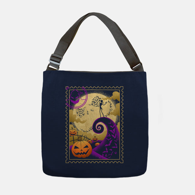 Halloween Postage-None-Adjustable Tote-Bag-sachpica