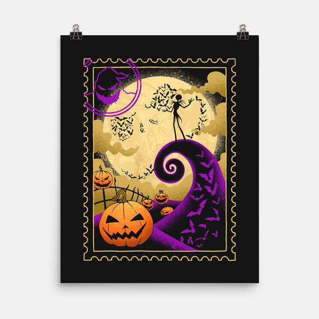 Halloween Postage-None-Matte-Poster-sachpica