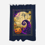 Halloween Postage-None-Polyester-Shower Curtain-sachpica