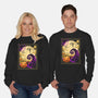 Halloween Postage-Unisex-Crew Neck-Sweatshirt-sachpica