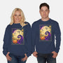 Halloween Postage-Unisex-Crew Neck-Sweatshirt-sachpica