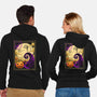 Halloween Postage-Unisex-Zip-Up-Sweatshirt-sachpica