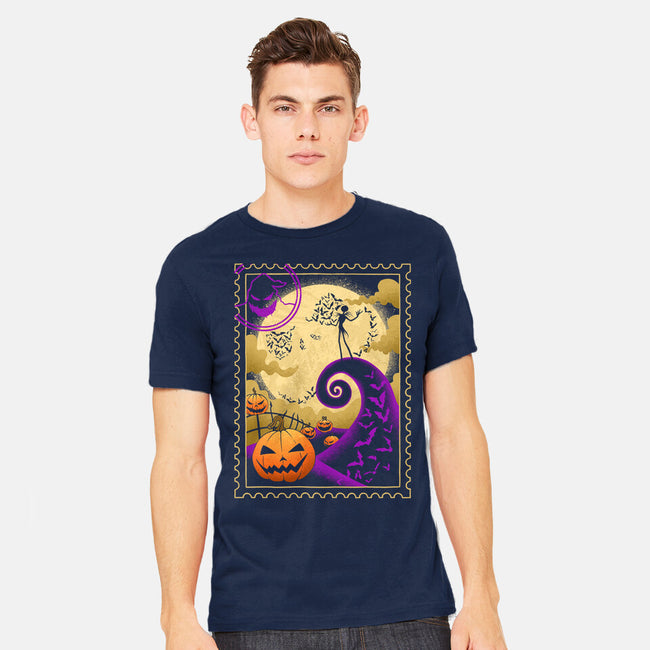 Halloween Postage-Mens-Heavyweight-Tee-sachpica