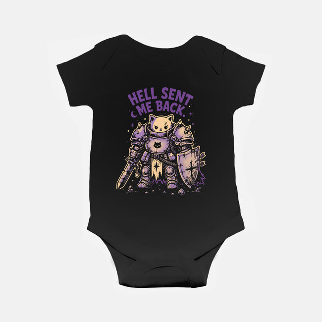 Hell Sent Me Back-Baby-Basic-Onesie-Diego Gurgell