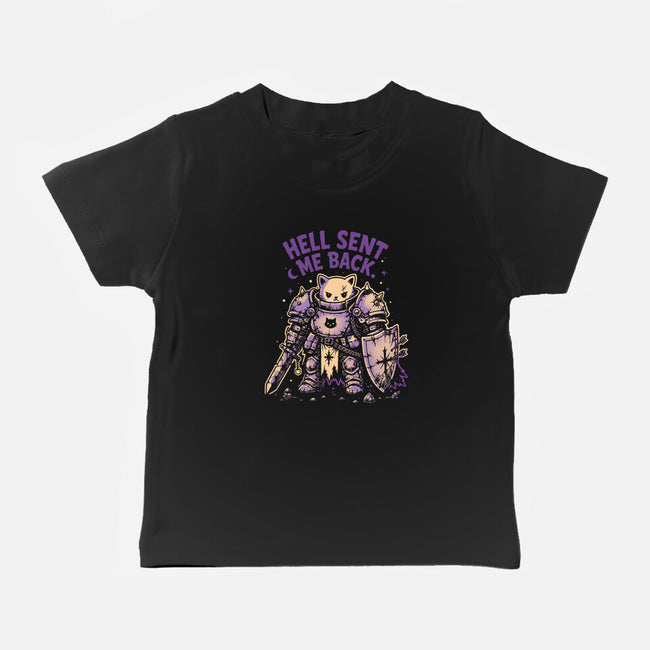 Hell Sent Me Back-Baby-Basic-Tee-Diego Gurgell