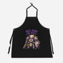 Hell Sent Me Back-Unisex-Kitchen-Apron-Diego Gurgell