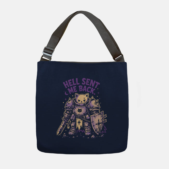 Hell Sent Me Back-None-Adjustable Tote-Bag-Diego Gurgell
