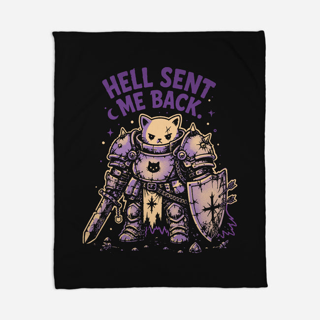 Hell Sent Me Back-None-Fleece-Blanket-Diego Gurgell