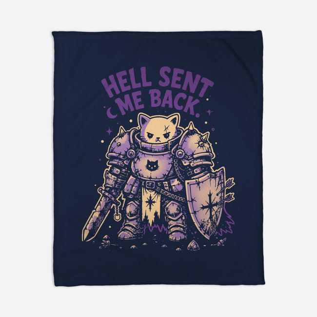 Hell Sent Me Back-None-Fleece-Blanket-Diego Gurgell